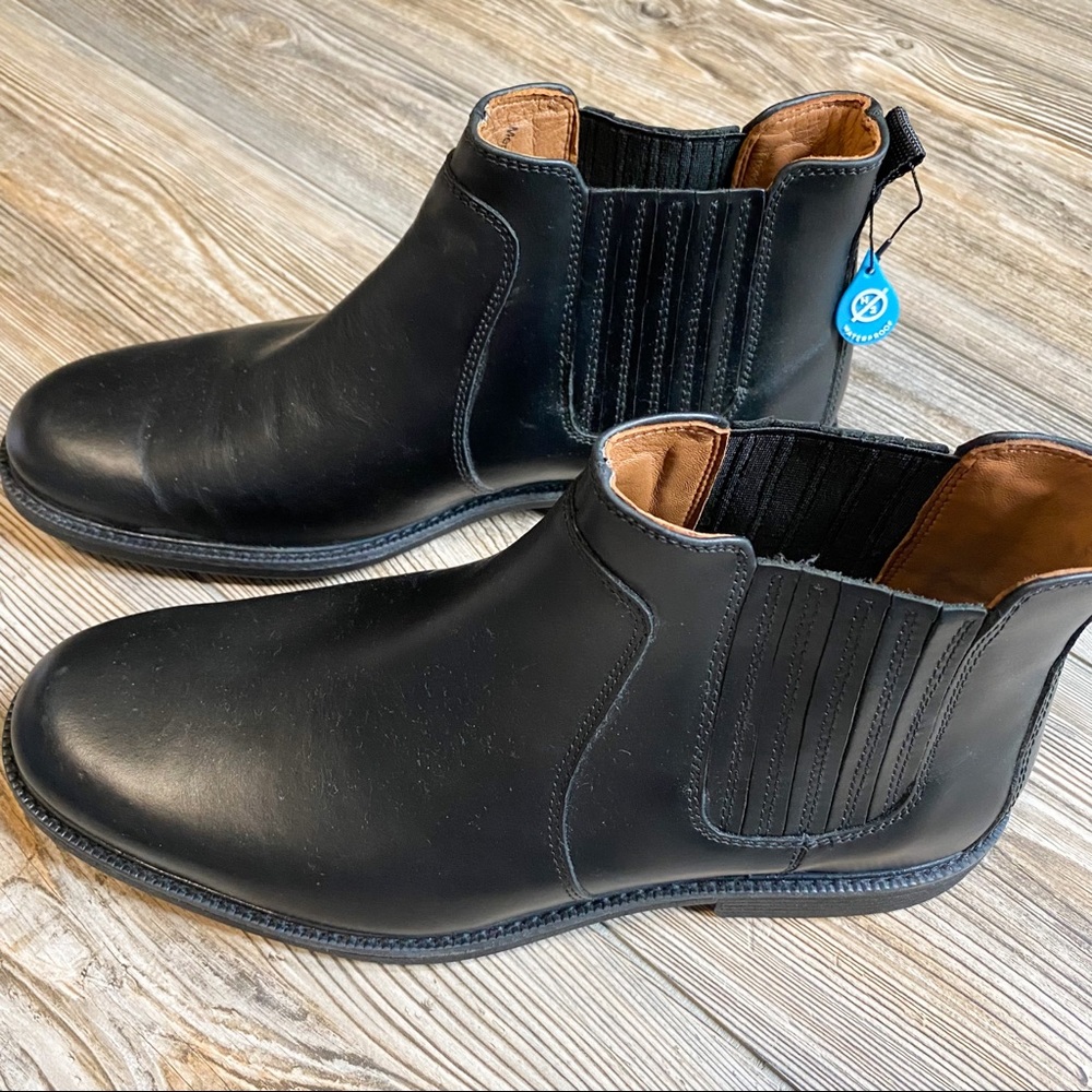 Johnston & Murphy Men’s Cardell Waterproof Chelsea Boot Sz. 9.5M *new condition*